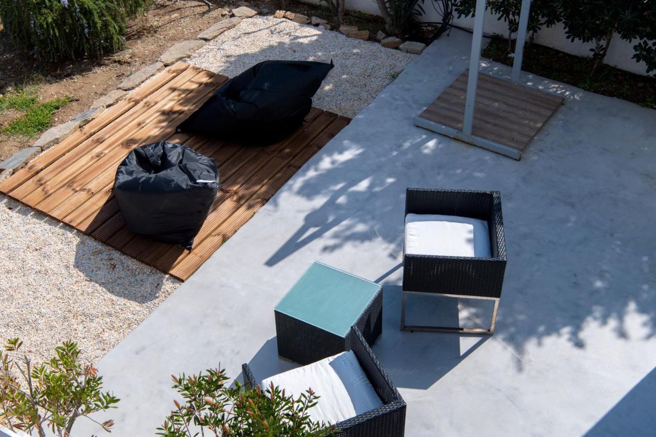 Villa Just Blue With Amazing Sea Views In Piso Livadi Exterior foto