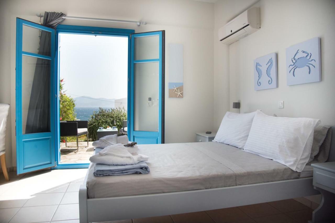 Villa Just Blue With Amazing Sea Views In Piso Livadi Exterior foto