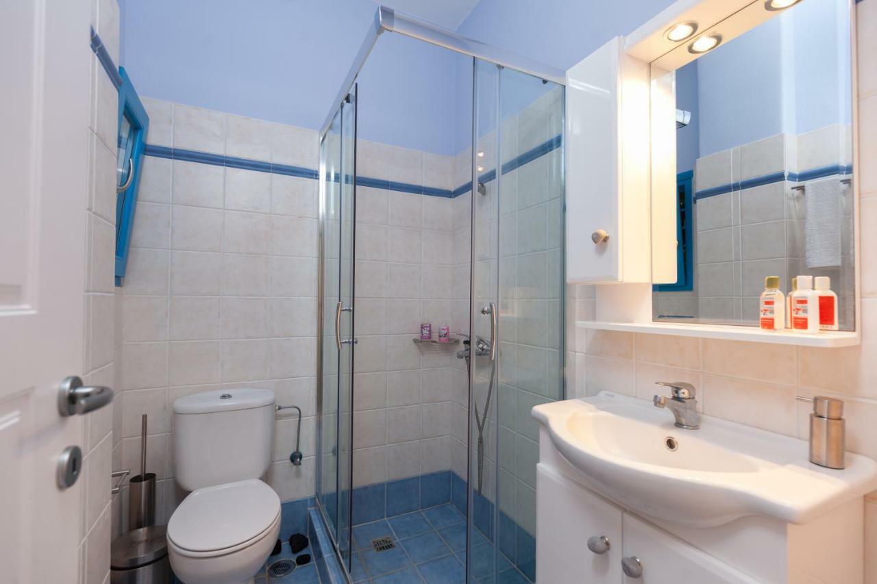 Villa Just Blue With Amazing Sea Views In Piso Livadi Exterior foto